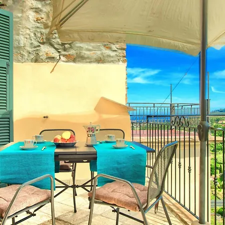 Casa Con Terrazza Panoramica In Tipico Borgo Ligure Σπίτι διακοπών *