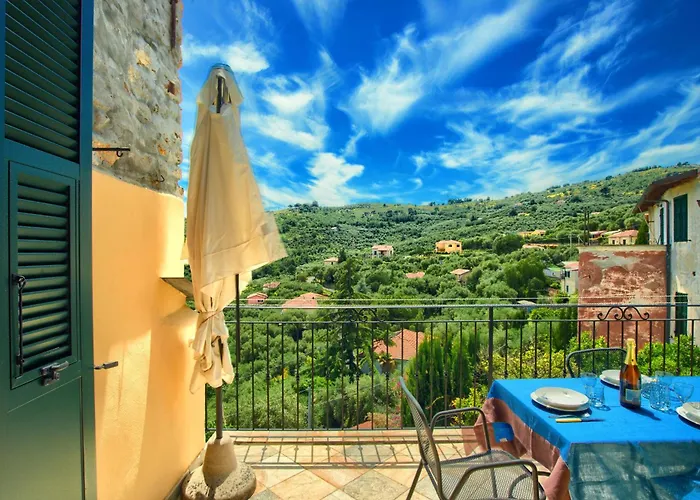 펜션 Casa Con Terrazza Panoramica In Tipico Borgo Ligure 임페리아